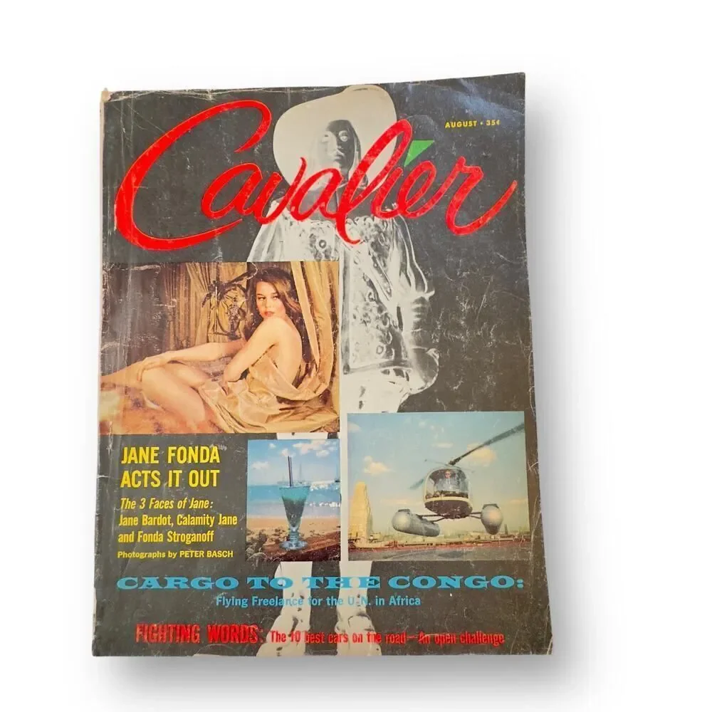 Cavalier Magazine August 1962 Jane Fonda Photo Spread – Peter Basch Photography